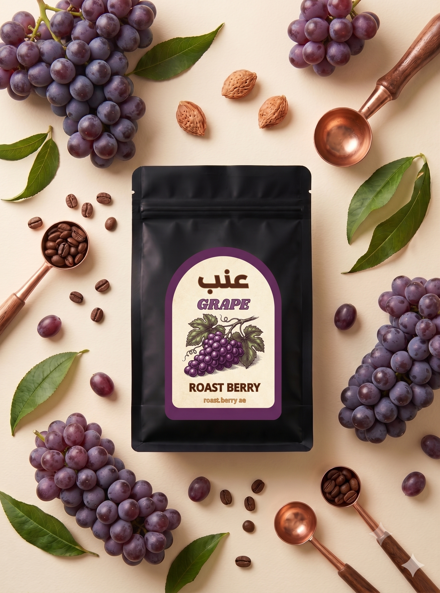 Grapes Coffee Beans - قهوة بنكهة العنب